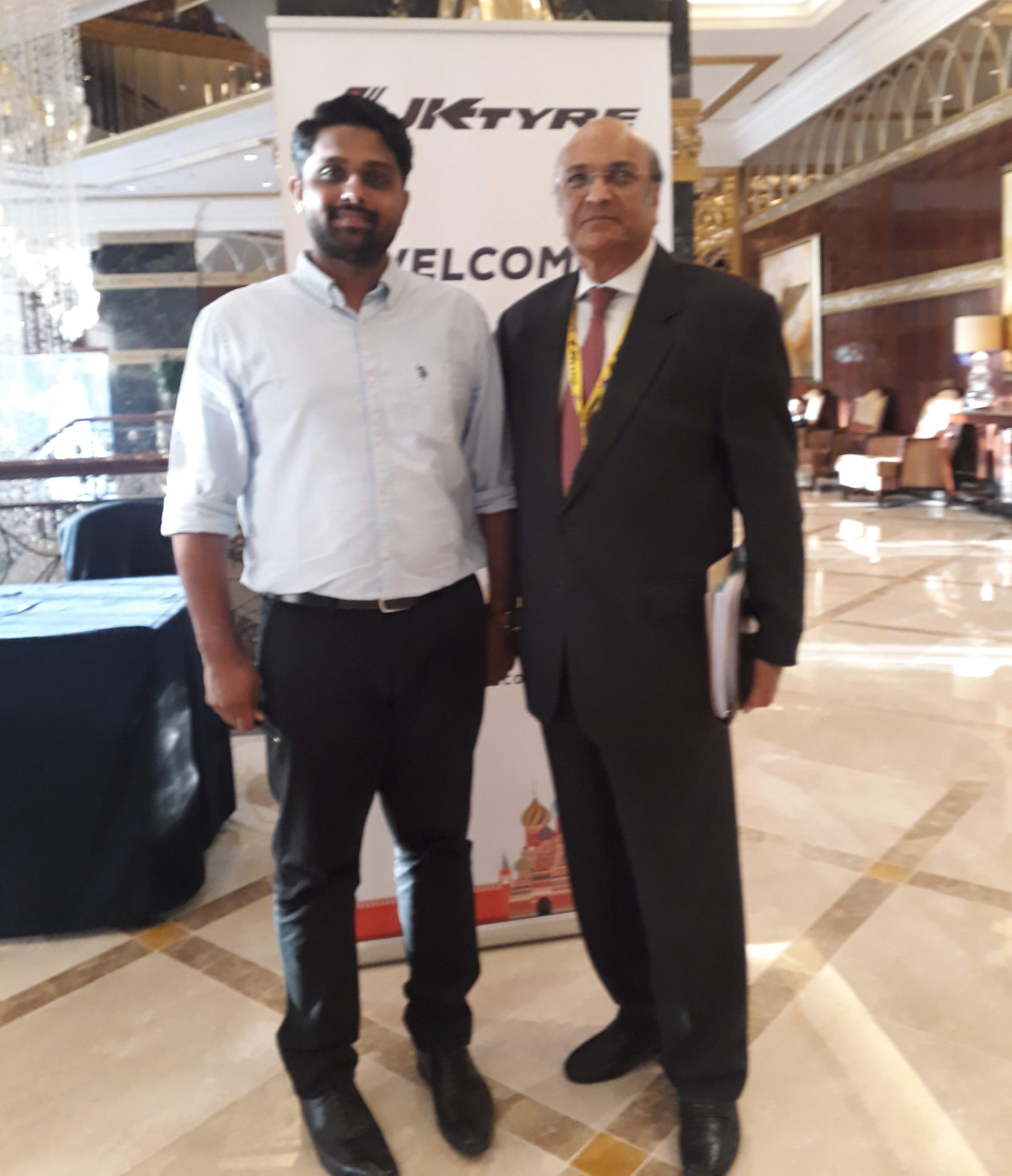 Meeting with JK Tyre All India team representative